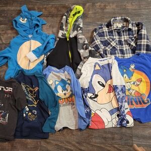 Lot Of Size 8/M Youth 2 Jackets 6 Shirts